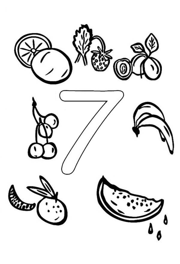 100+ Number Seeven Coloring Pages Part 43