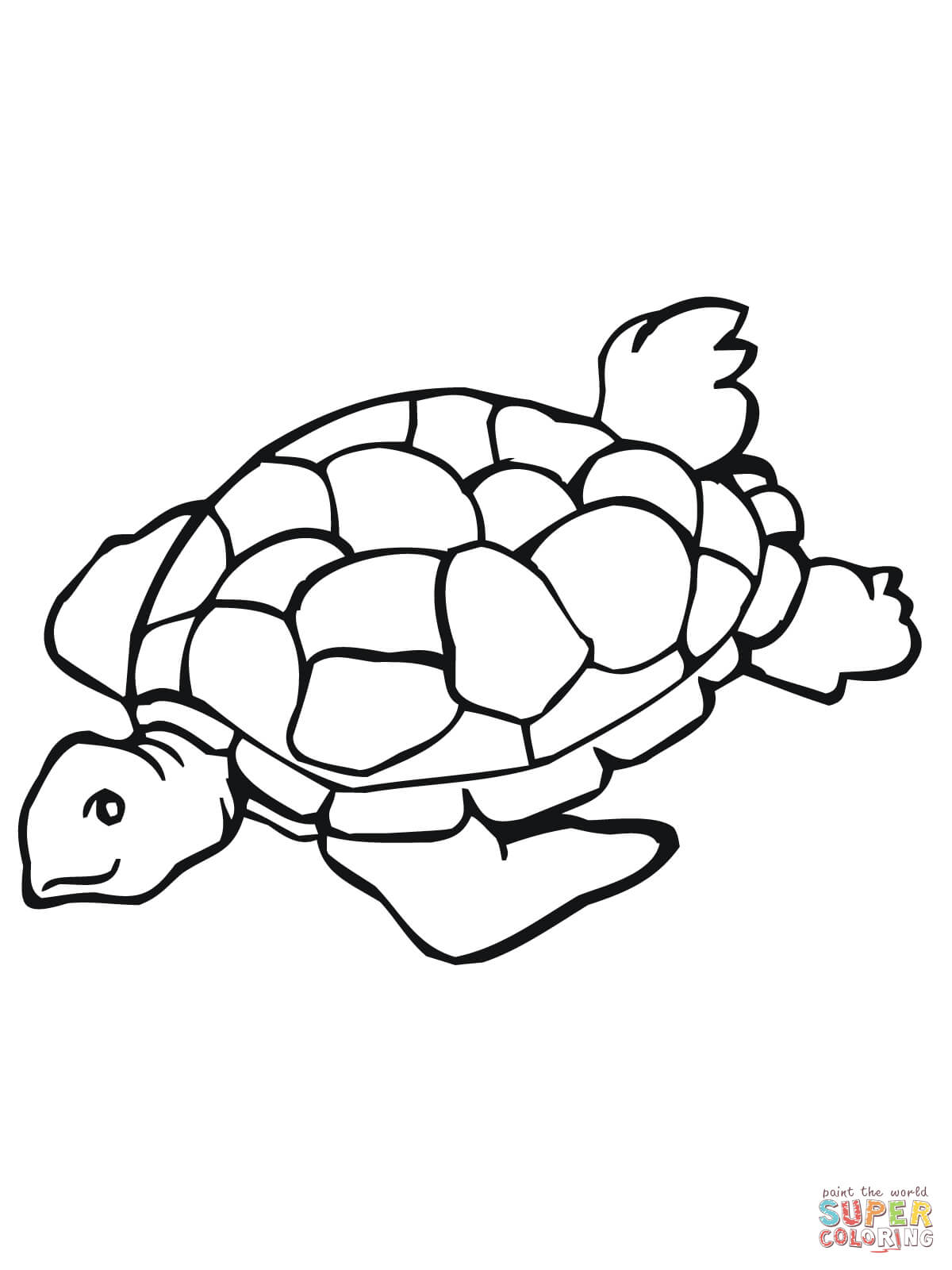 100+ Turtle Coloring Pages Free Printable Part 108