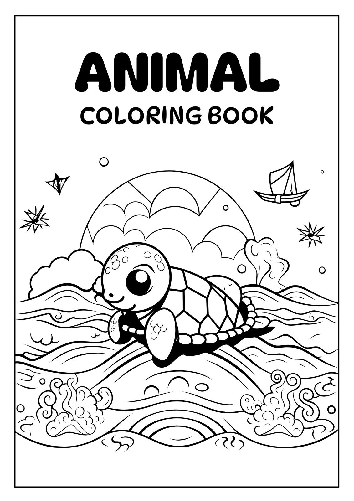 100+ Turtle Coloring Pages Free Printable Part 21