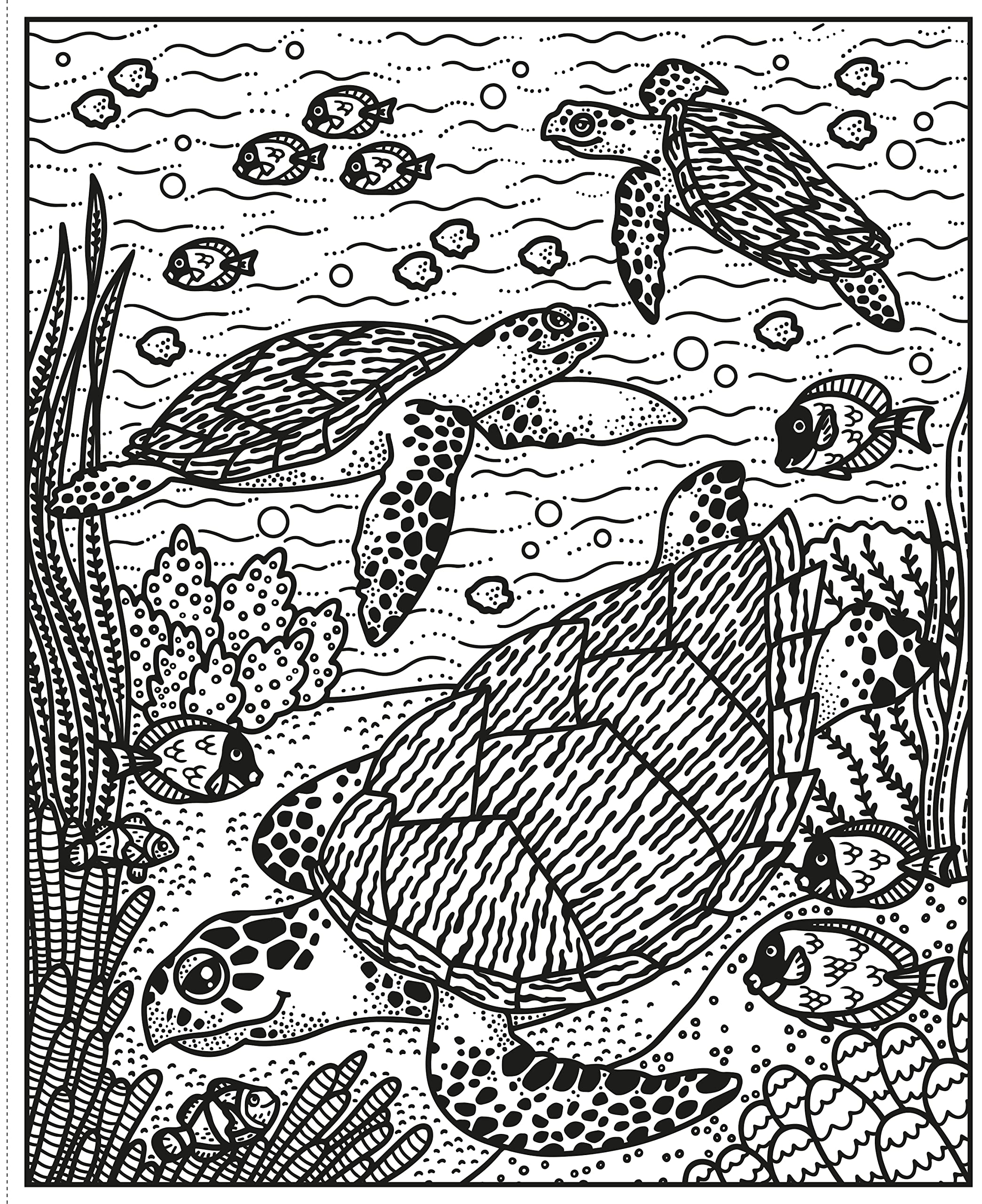 100+ Turtle Coloring Pages Free Printable Part 24