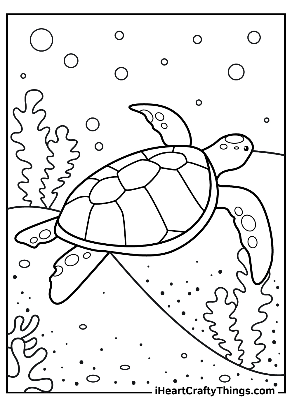 100+ Turtle Coloring Pages Free Printable Part 69