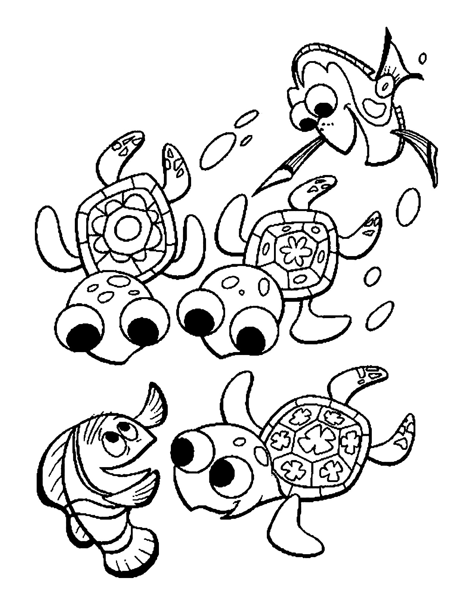 100+ Turtle Coloring Pages Free Printable Part 75