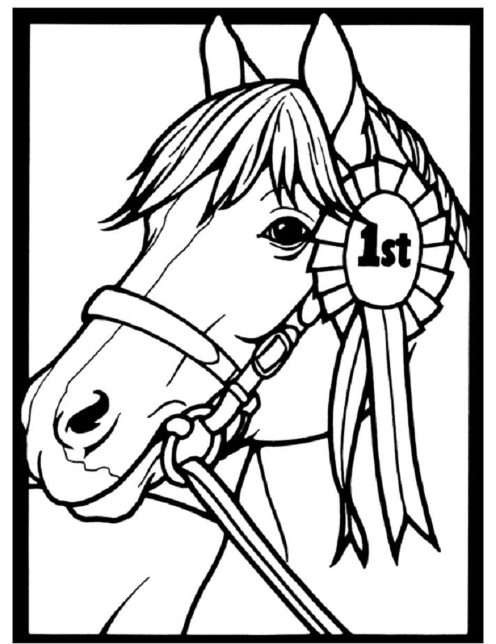 130+ Coloring Pages Horses Part 20