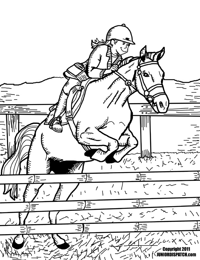 130+ Coloring Pages Horses Part 23