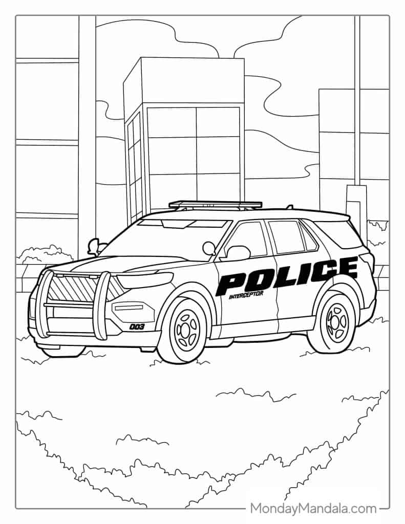 180+ Car Coloring Pages: Vroom Vroom Coloring Fun 105