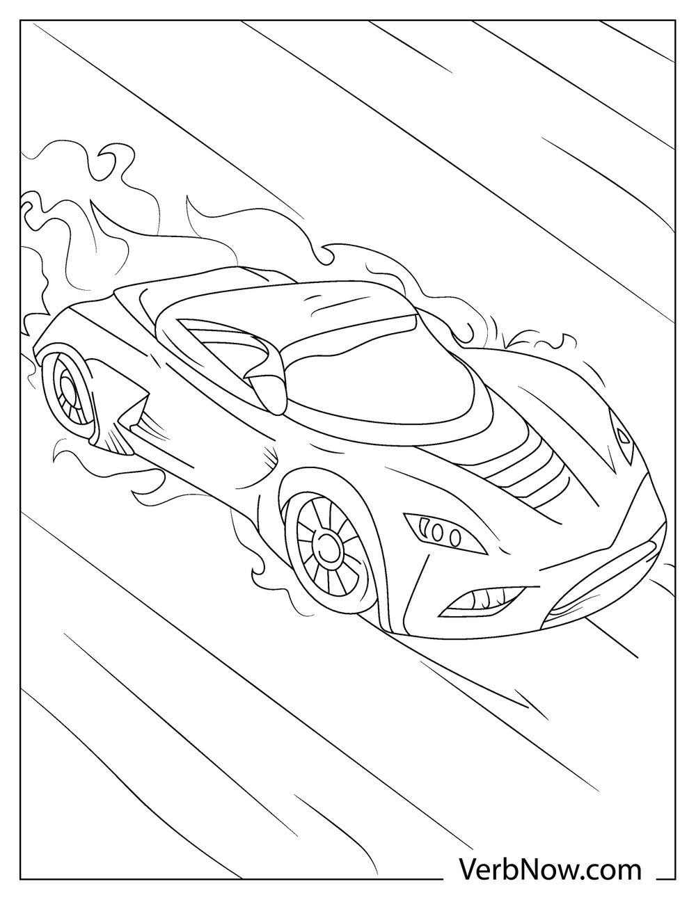 180+ Car Coloring Pages: Vroom Vroom Coloring Fun 134