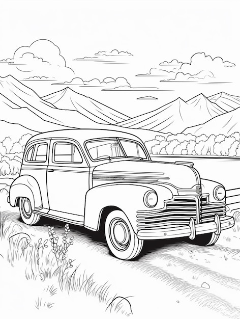 180+ Car Coloring Pages: Vroom Vroom Coloring Fun 141