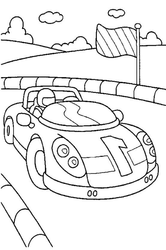 180+ Car Coloring Pages: Vroom Vroom Coloring Fun 46