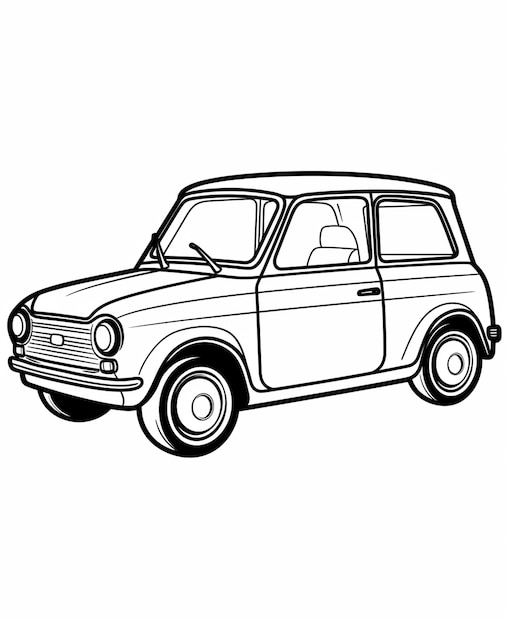 180+ Car Coloring Pages: Vroom Vroom Coloring Fun 50