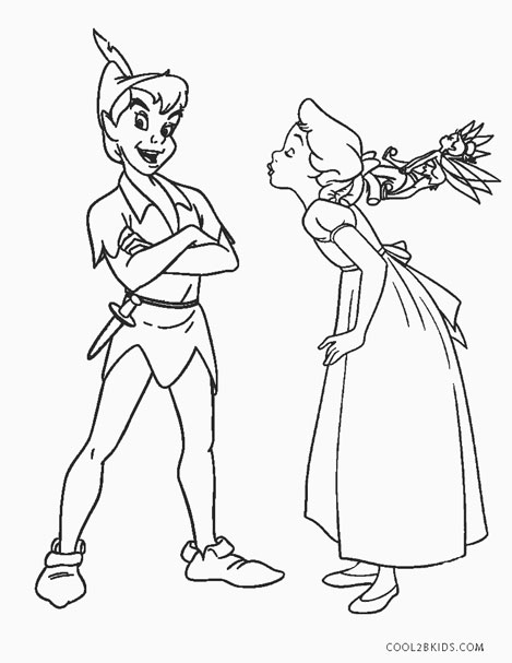 199 Wendy Peter Pan Coloring Pages: Fly to Neverland in Color 131