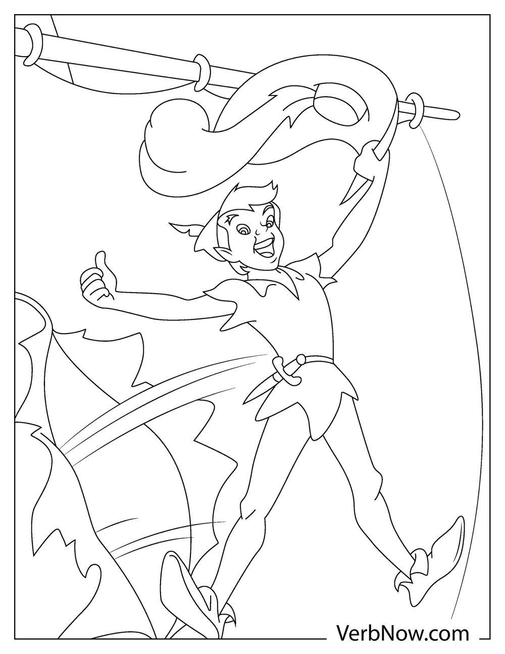 199 Wendy Peter Pan Coloring Pages: Fly to Neverland in Color 133