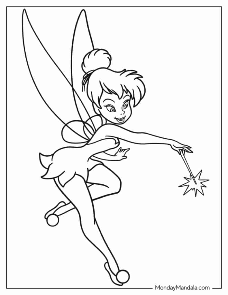 199 Wendy Peter Pan Coloring Pages: Fly to Neverland in Color 136