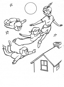 199 Wendy Peter Pan Coloring Pages: Fly to Neverland in Color 146