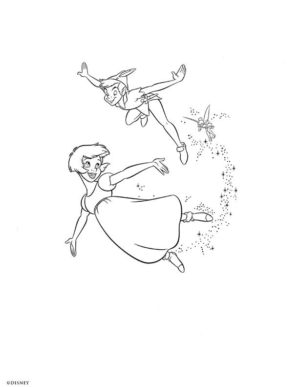 199 Wendy Peter Pan Coloring Pages: Fly to Neverland in Color 172