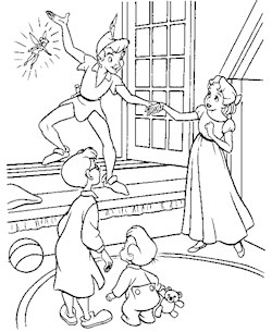 199 Wendy Peter Pan Coloring Pages: Fly to Neverland in Color 181