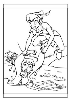 199 Wendy Peter Pan Coloring Pages: Fly to Neverland in Color 182