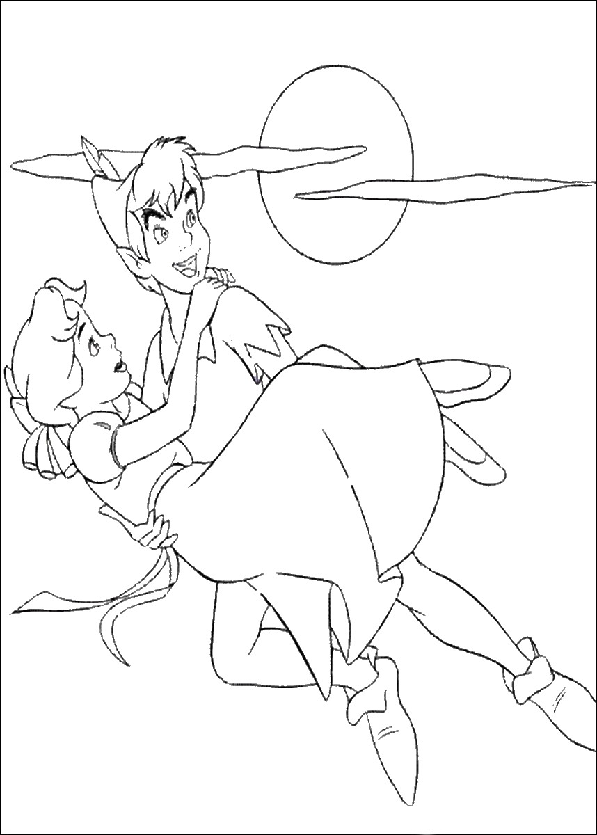 199 Wendy Peter Pan Coloring Pages: Fly to Neverland in Color 6