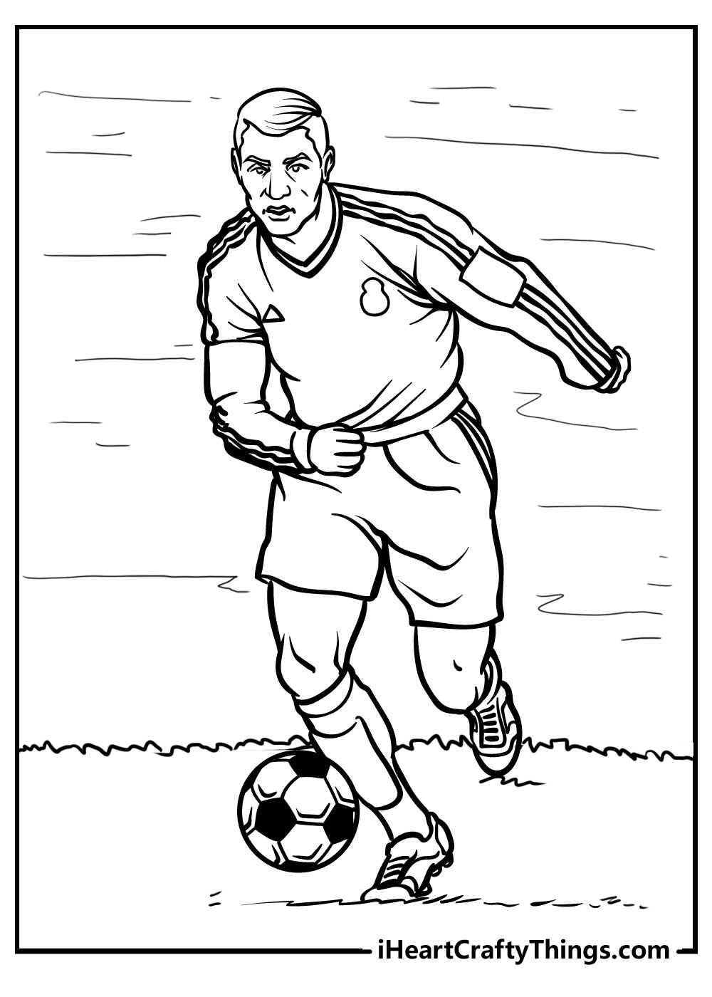 55+ Sports Adult Coloring Pages: Designs for Sports Fans 17