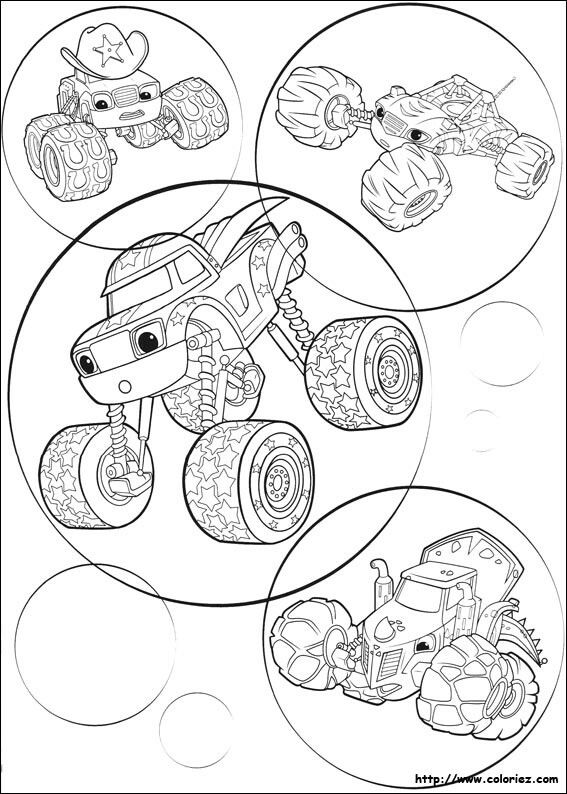 99+ Monster Trucks Printable Coloring Pages 107