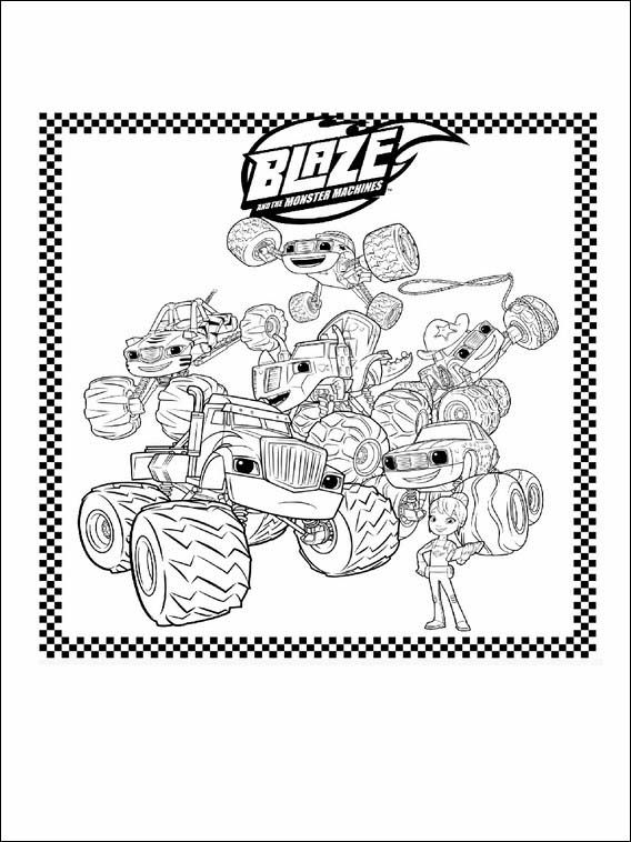 99+ Monster Trucks Printable Coloring Pages 115