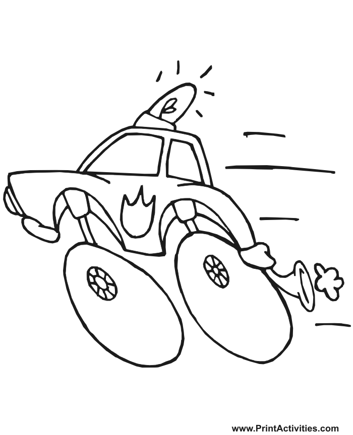 99+ Monster Trucks Printable Coloring Pages 118