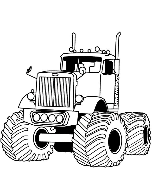 99+ Monster Trucks Printable Coloring Pages 140