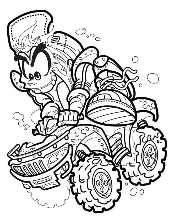 99+ Monster Trucks Printable Coloring Pages 33