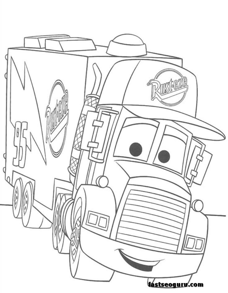 99+ Monster Trucks Printable Coloring Pages 40