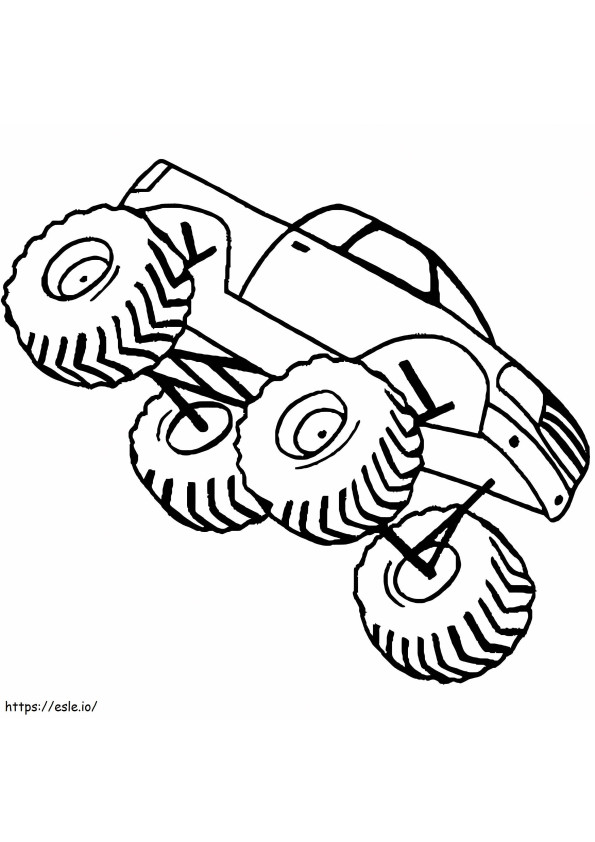 99+ Monster Trucks Printable Coloring Pages 46