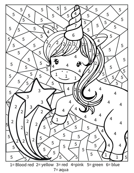 Color by Number: 150+ Engaging Adult Coloring Pages 4