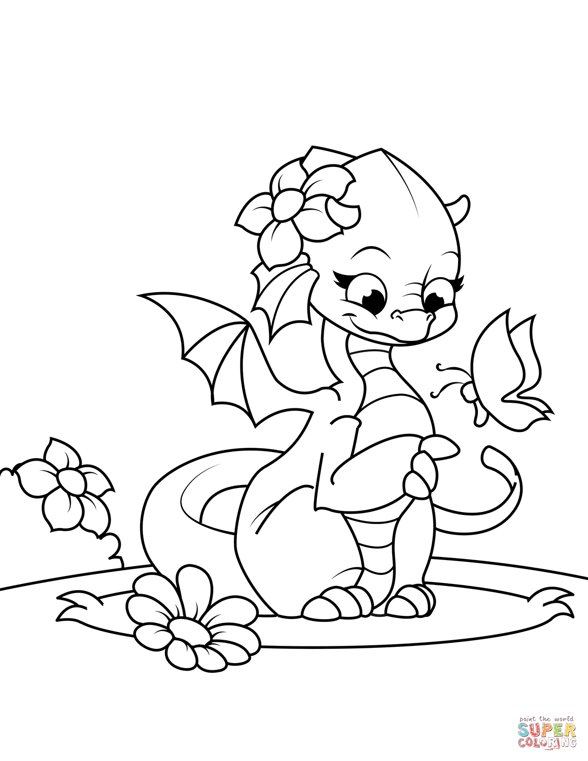 Dragon Coloring Pages Free Printable 128