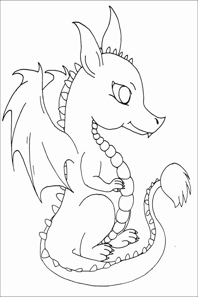 Dragon Coloring Pages Free Printable 134