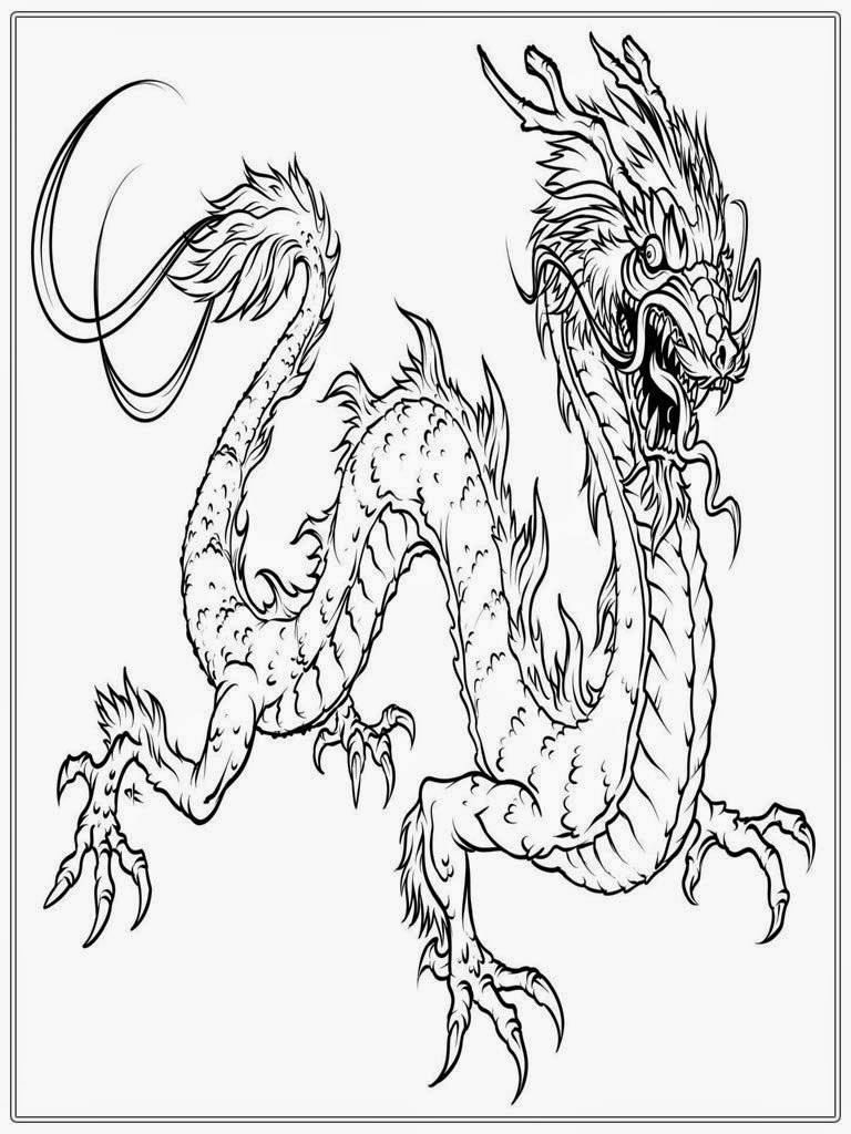 Dragon Coloring Pages Free Printable 155