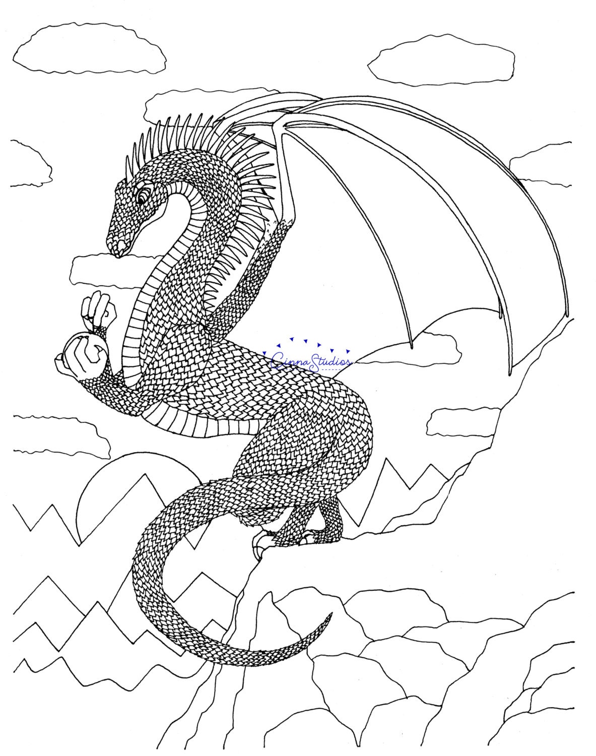 Dragon Coloring Pages Free Printable 156