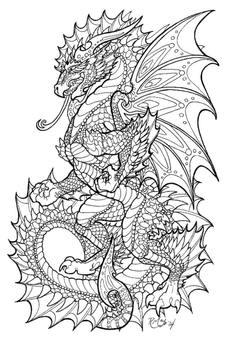 Dragon Coloring Pages Free Printable 157