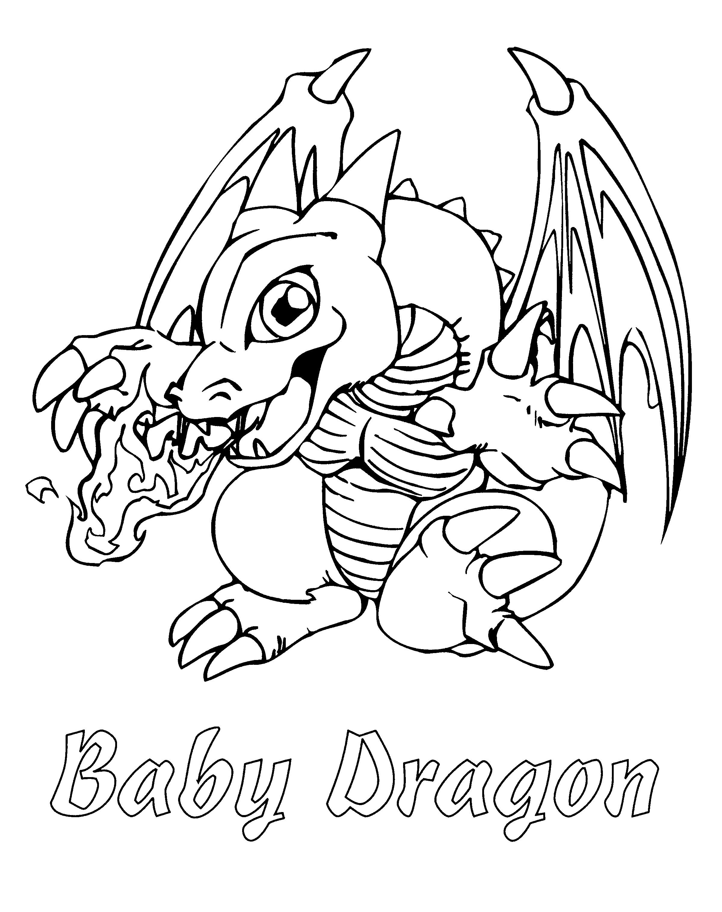 Dragon Coloring Pages Free Printable 161