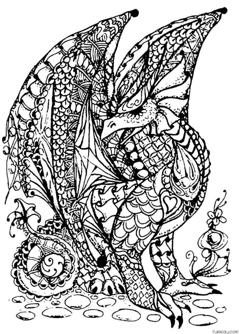 Dragon Coloring Pages Free Printable 162