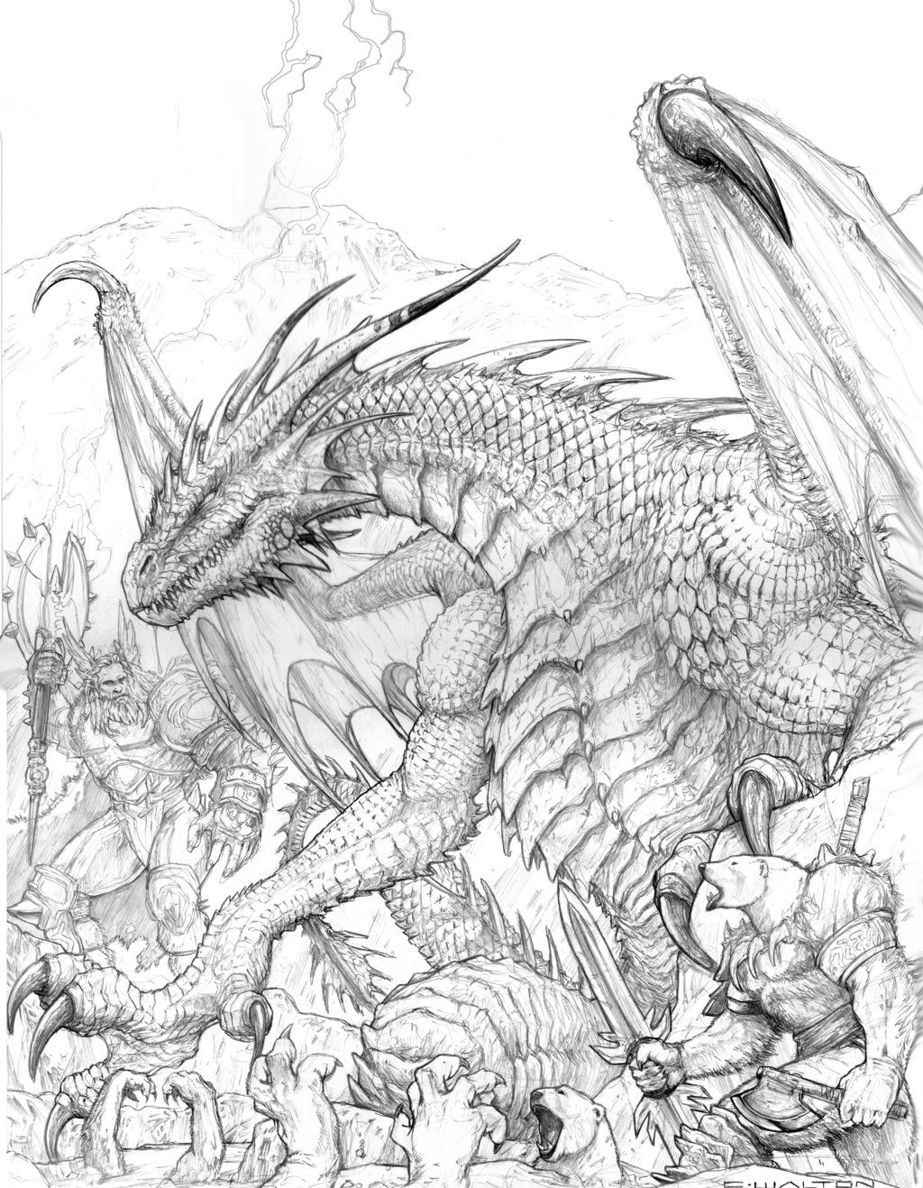 Dragon Coloring Pages Free Printable 165