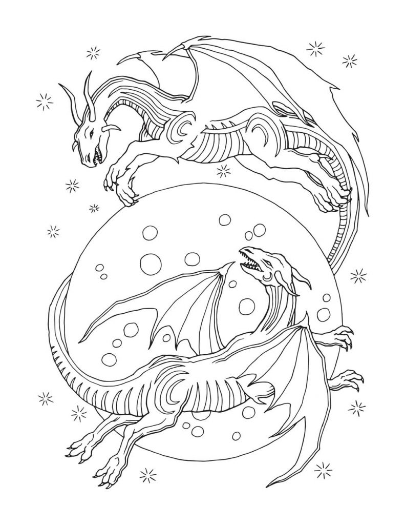 Dragon Coloring Pages Free Printable 169