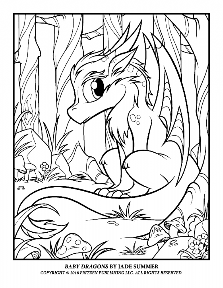 Dragon Coloring Pages Free Printable 181