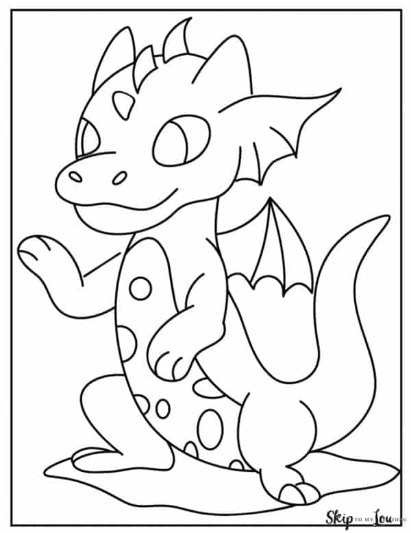 Dragon Coloring Pages Free Printable 29