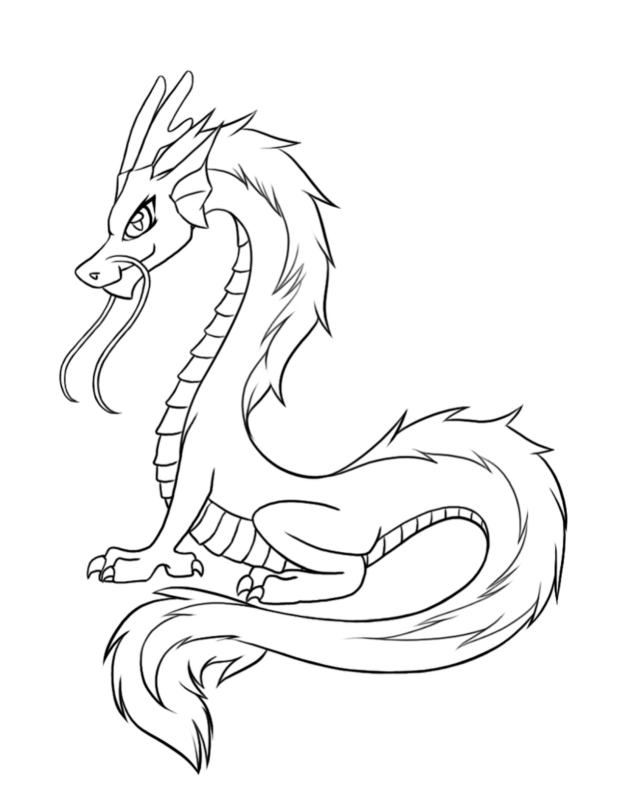 Dragon Coloring Pages Free Printable 43