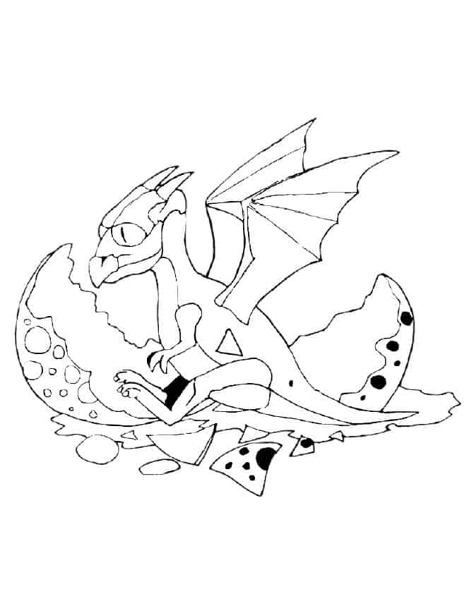 Dragon Coloring Pages Free Printable 57