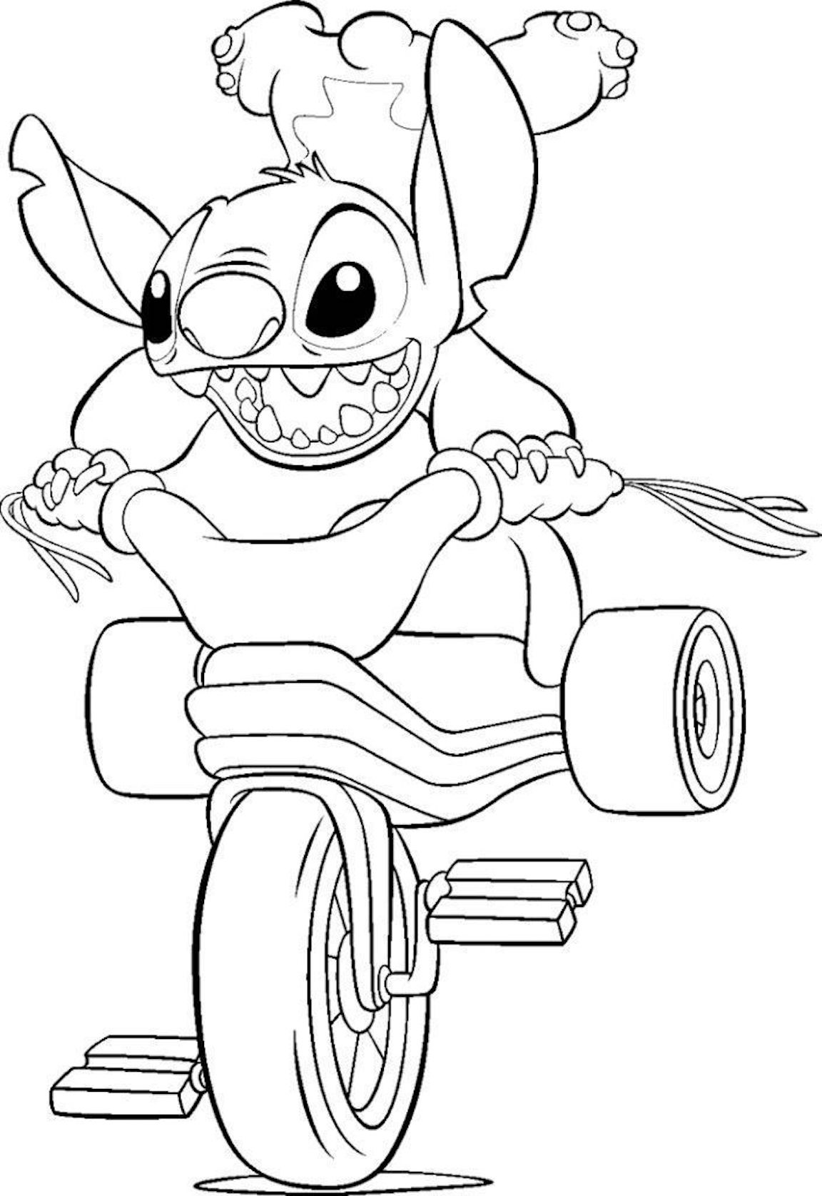 Lilo and Stitch Coloring Pages Free Printable 23