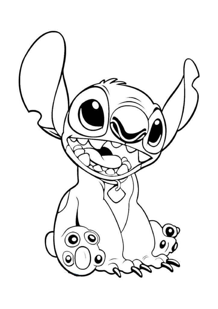 Lilo and Stitch Coloring Pages Free Printable 27