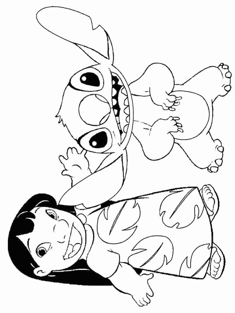 Lilo and Stitch Coloring Pages Free Printable 28