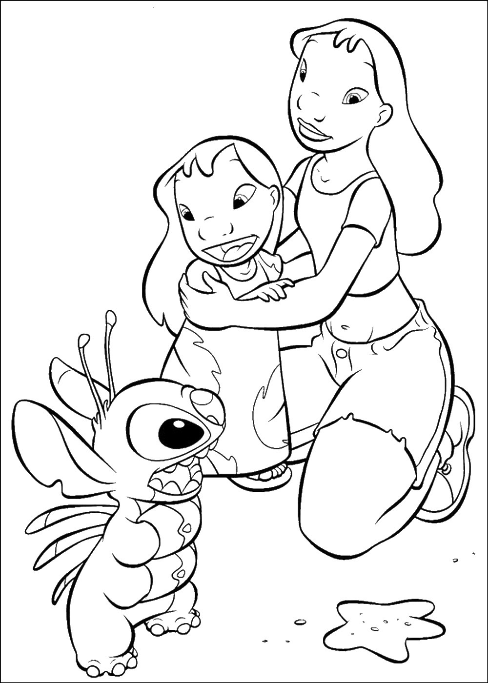 Lilo and Stitch Coloring Pages Free Printable 32