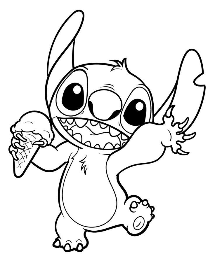 Lilo and Stitch Coloring Pages Free Printable 54