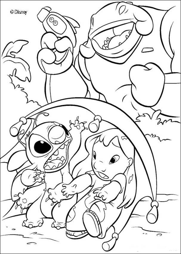 Lilo and Stitch Coloring Pages Free Printable 59