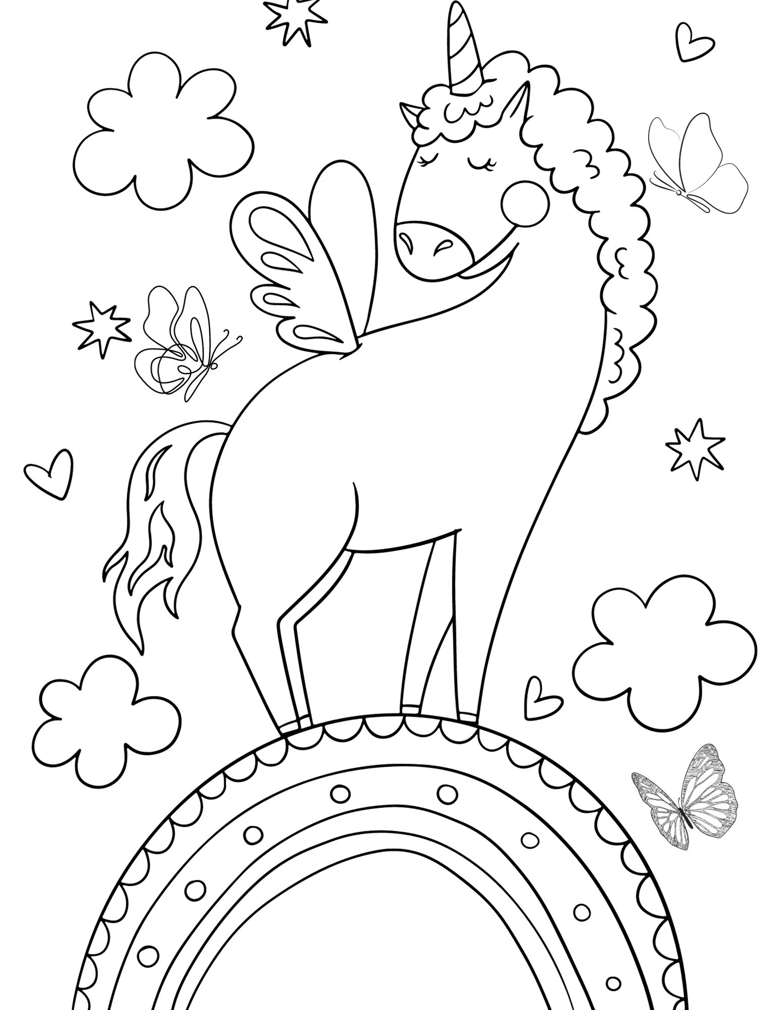 Rainbow Coloring Pages: 100+ Over the Rainbow for a Colorful Experience 186